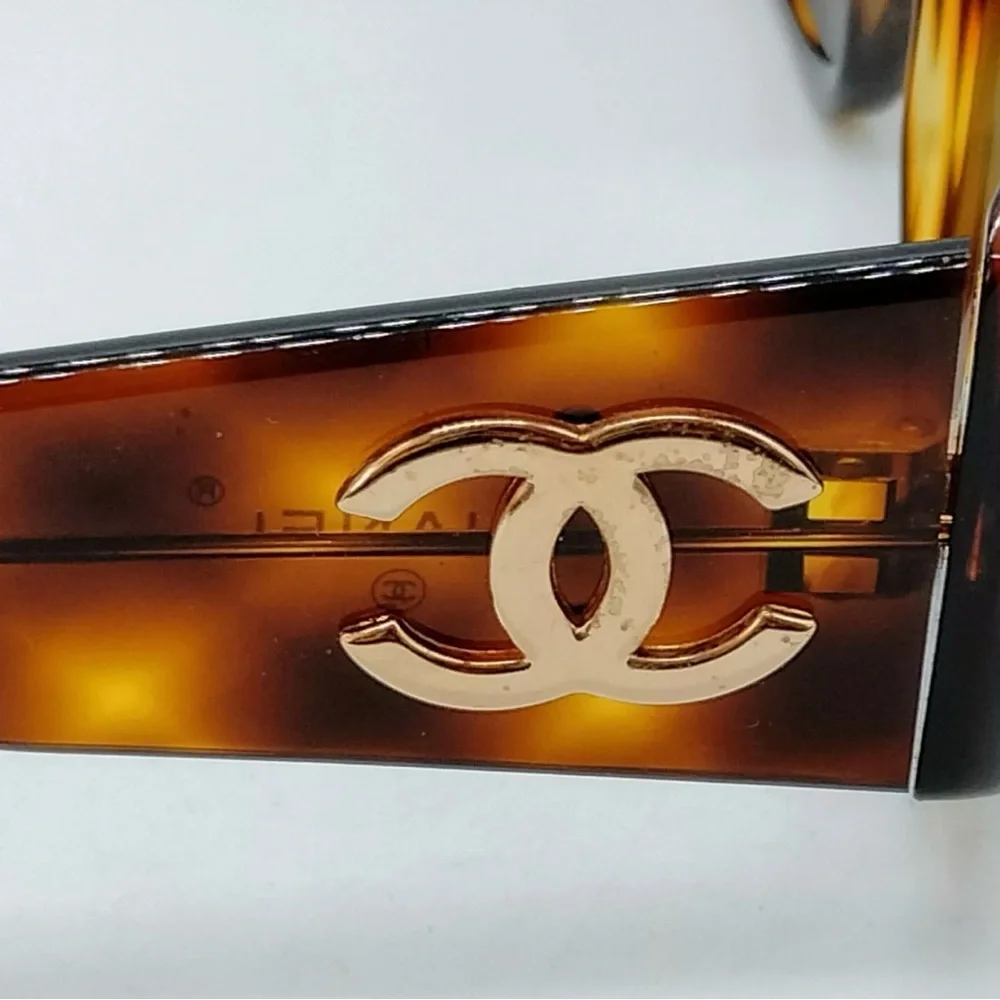 Authentic Chanel Sunglasses 01451 91235 Women's Browns - Picture 8 of 10